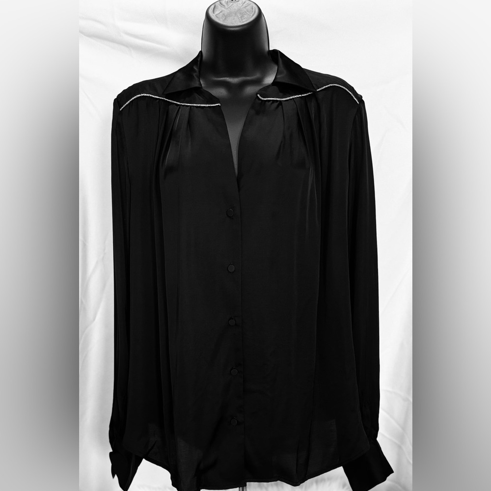 NWT Satin Blouse by 7 For All Mankind Blouse